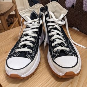 Converse Black and White High-Top Sneakers